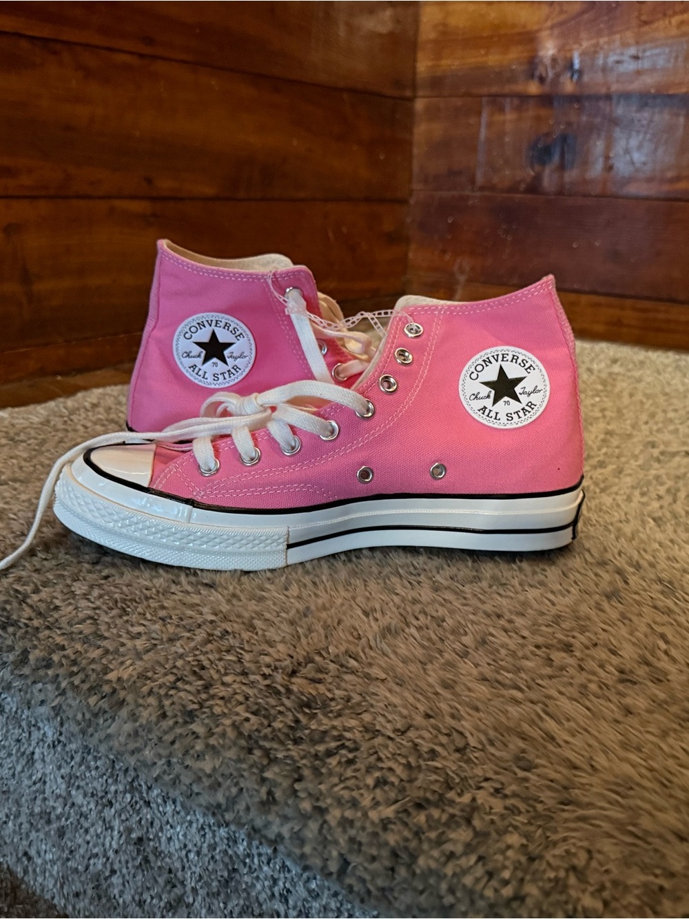 Converse Pink High-Top Sneakers